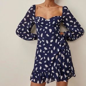 Reformation Cammi Dress in Splatter